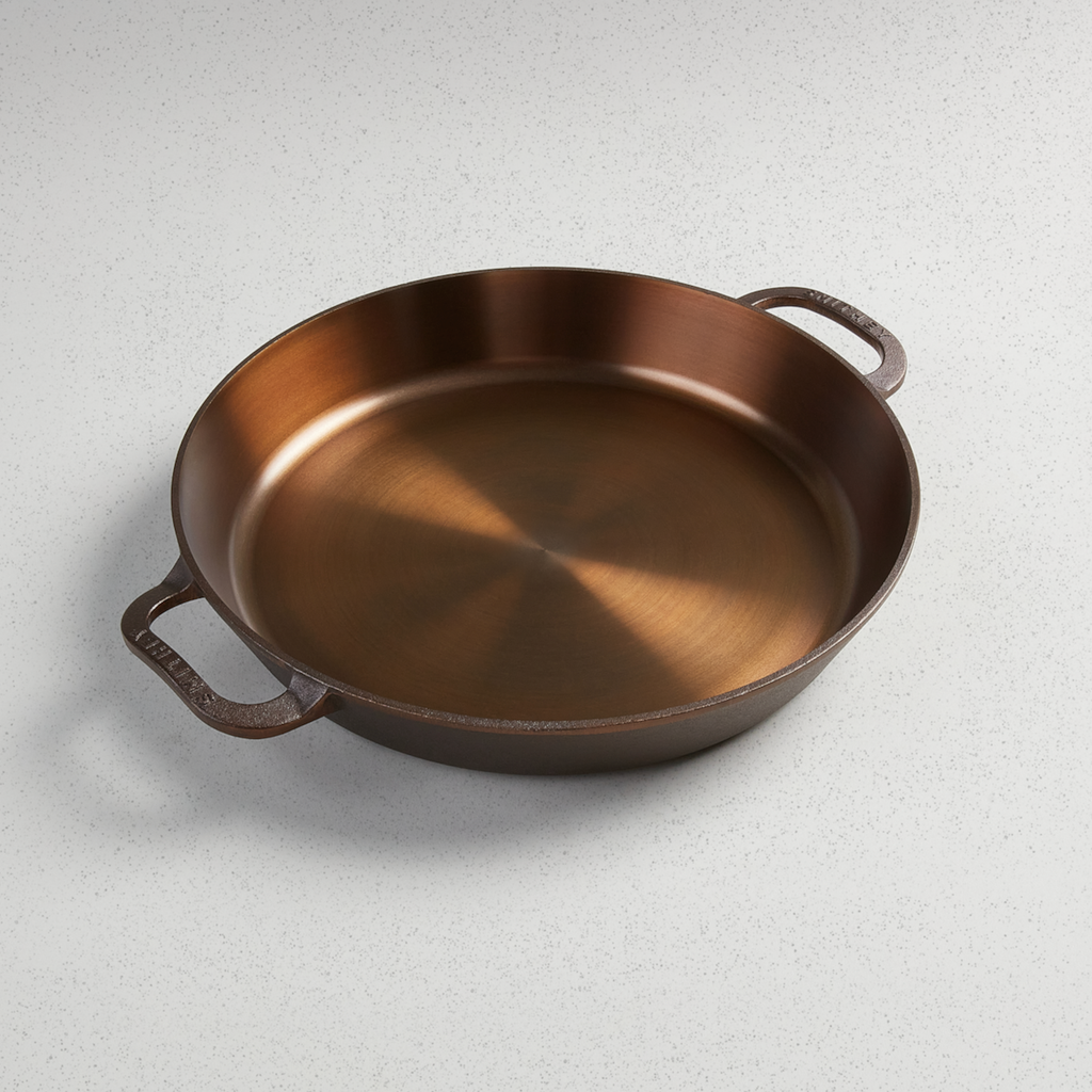 Fry Pan, No. 14 Dual Handle Skillet for Stovetop Cooking, Family Meals and Daily Kitchen Use image 1