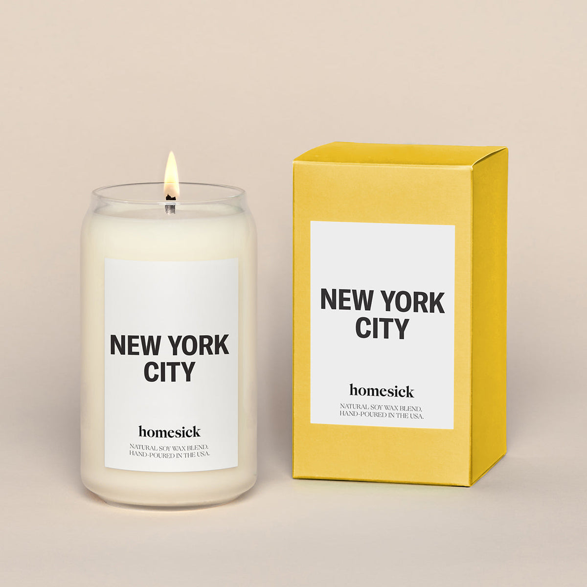 Scented Candle, New York City for Room Fragrance, Living Spaces and Relaxing Home Ambience image 1