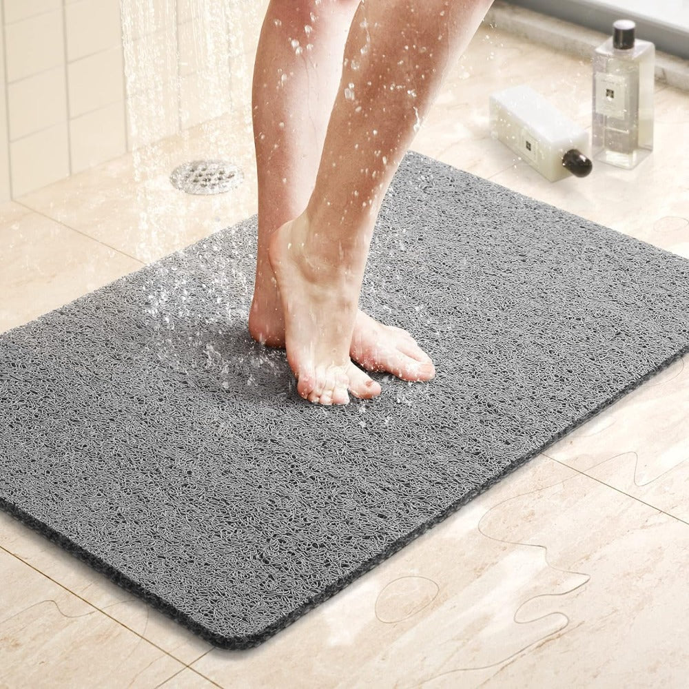 Teak Shower Mat, Safe Non Slip & Soft On Feet, Non-Slip Design for Bath Floors, Shower Areas and Everyday Bathroom Use, 4 Sizes and 3 Colors image 1