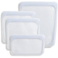 Food Storage Container, Silicone Bags Assorted 4pk for Meal Prep, Leftovers and Kitchen Organization image 1