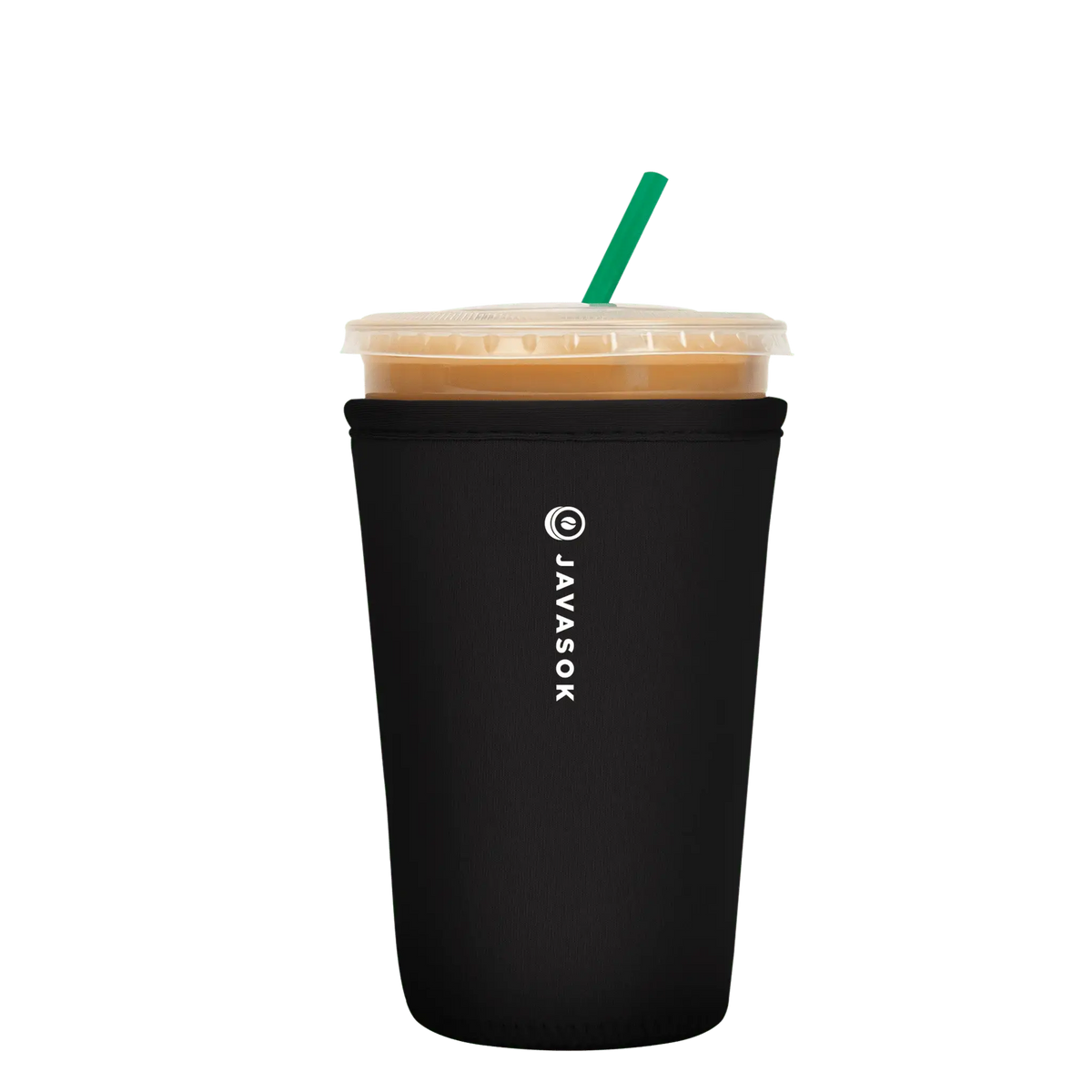 Reusable Cup Sleeve, Black, Neoprene Construction for Coffee Cups, Daily Commutes and Dry Hands, 4 Size Options image 1
