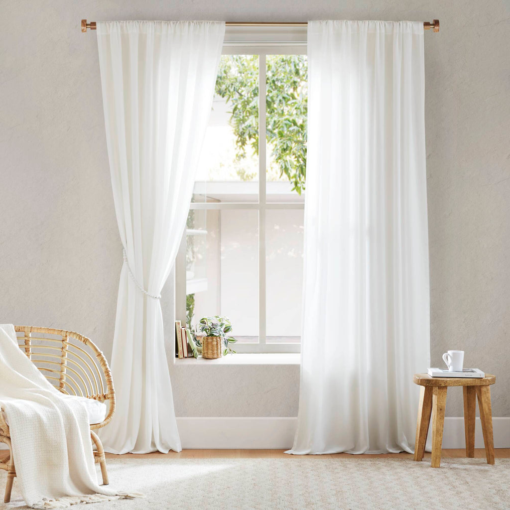 Window Curtain, Lexus Rod Pocket with Back Tab Privacy Pair, Lightweight Design for Windows, Room Styling and Everyday Privacy image 1