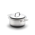 Stainless Steel Stockpot, 4 Quart Stock Pot with Cover, Stainless Steel Construction for Soups, Pasta and Family-Size Cooking image 1