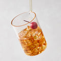 Seasonal Home Decor, Manhattan Cocktail Christmas Tree Ornament for Holiday Displays, Shelves and Festive Rooms image 1