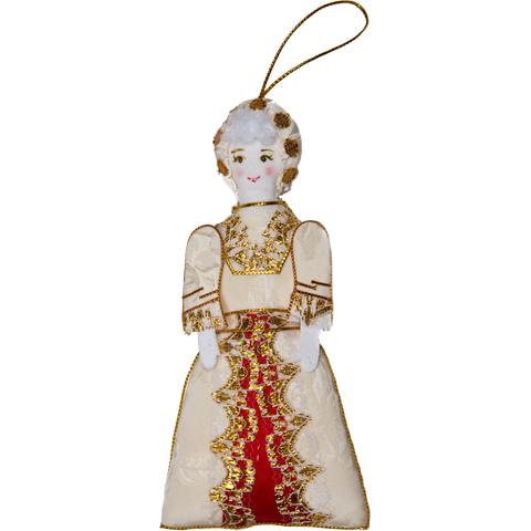 Seasonal Home Decor, Martha Washington Ornament for Holiday Displays, Shelves and Festive Rooms image 1