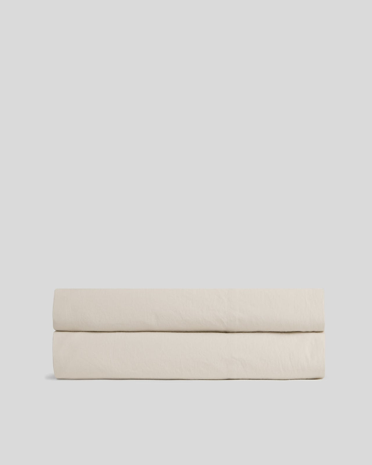 Fitted Sheet, Percale (Bone), Lightweight Design for Bedroom Comfort, Bed Layering and Everyday Sleep, 6 Size Options image 1