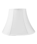 Fabric Lamp Shade, 12"W x 10"H White Bell Shantung for Table Lamps, Floor Lamps and Soft Room Lighting image 1
