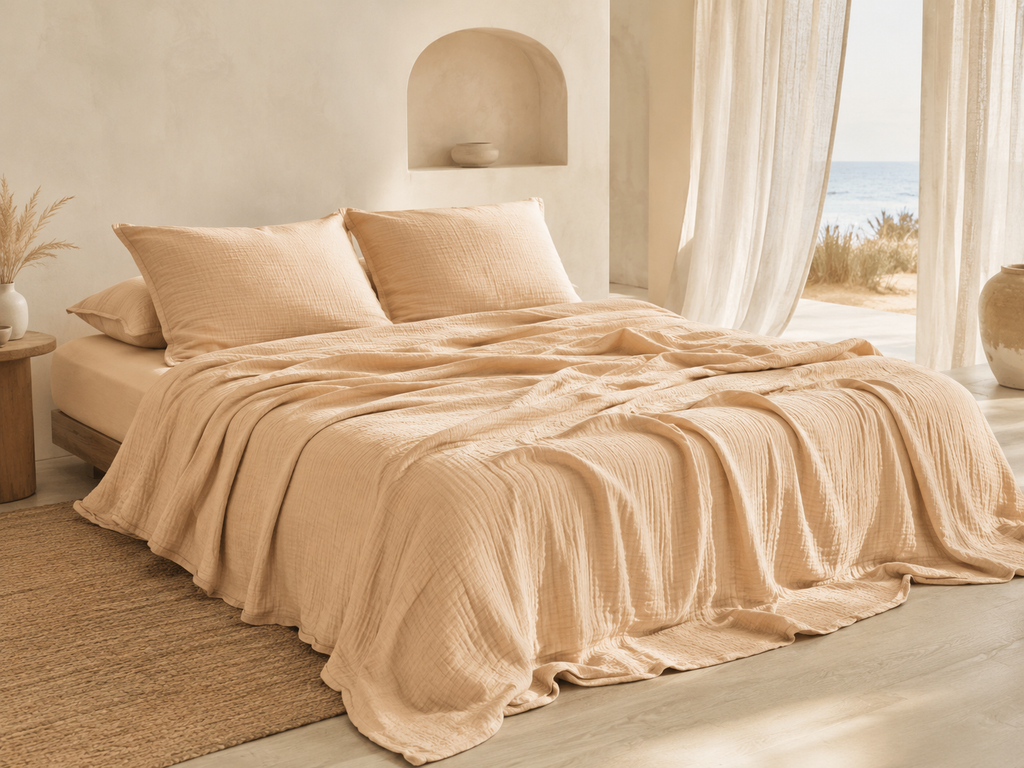 Cozy Throw Blanket, 365 Limited Edition Sand, Breathable Construction for Living Rooms, Bedrooms and Everyday Lounging, 4 Size Options image 1