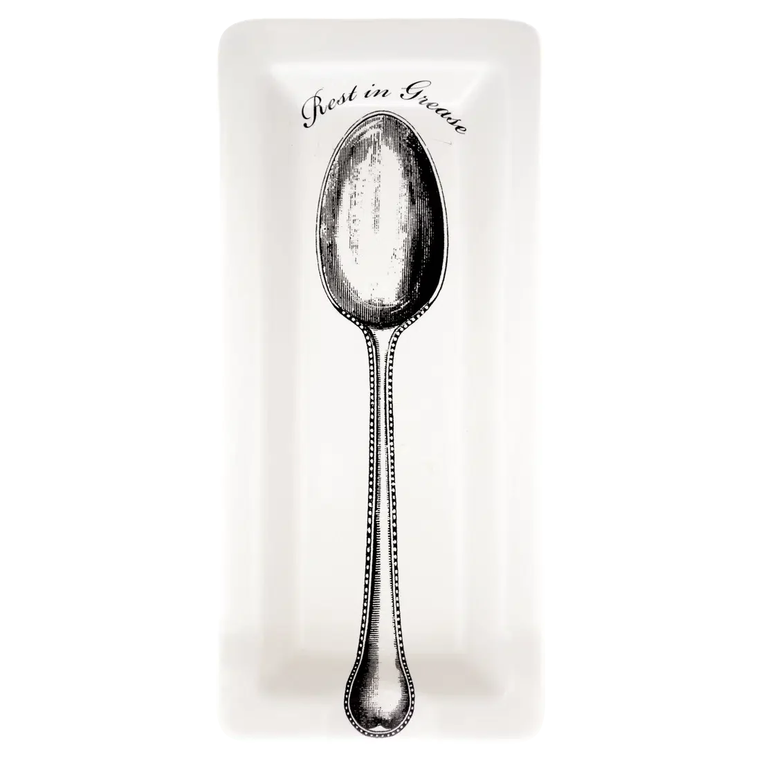 Dinnerware, FUNNY LITTLE TRAYS REST IN GREASE (4"x9") for Everyday Meals and Table Settings image 1