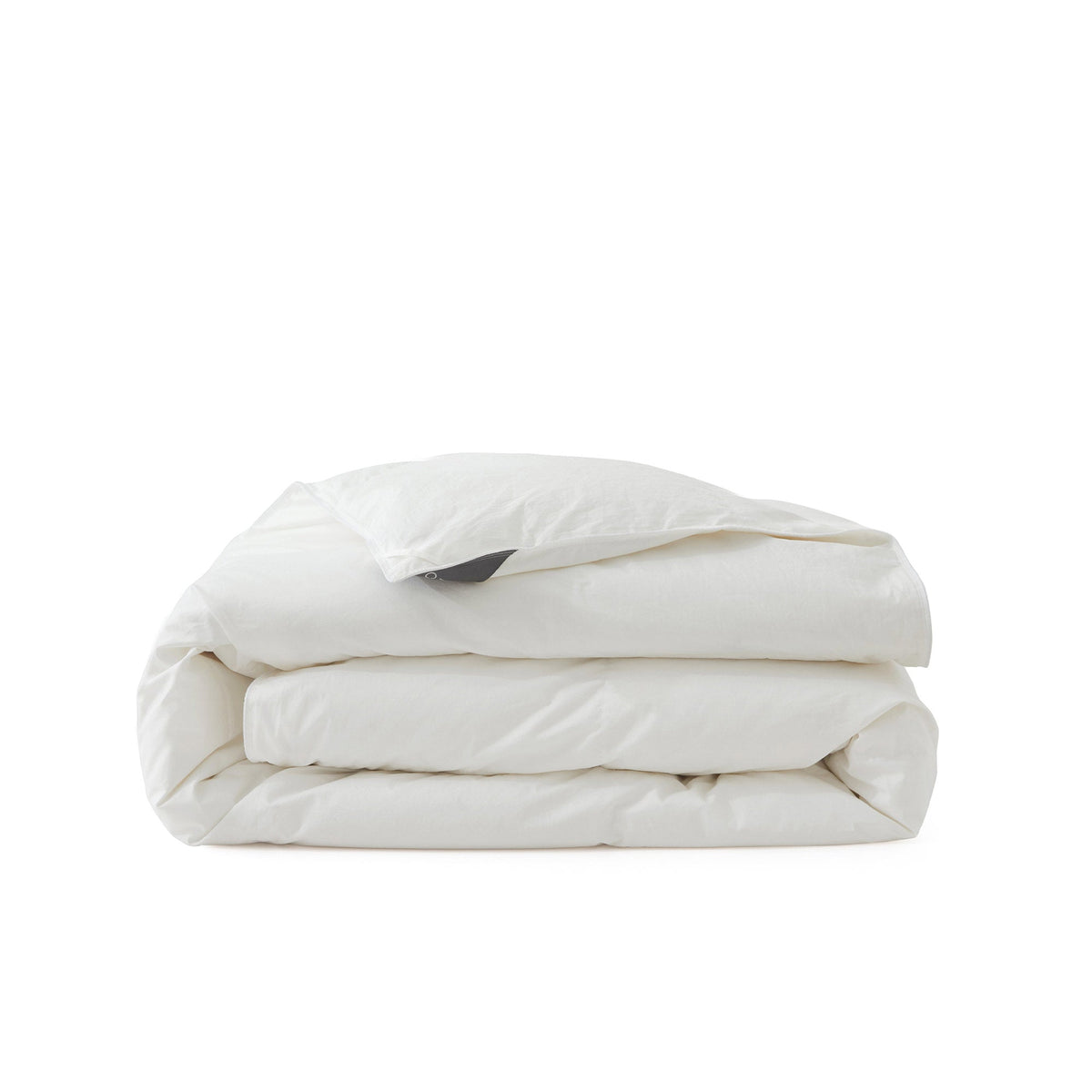 Down Comforter, Organic Cotton, Lightweight Design for Everyday Bedding and Comfortable Sleep, 4 Size Options image 1
