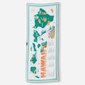 Bath Linen, Original Towel: Hawaii Map for Home Bathrooms and Everyday Care, Designed for Daily Bathroom Routines and Guest Baths image 1