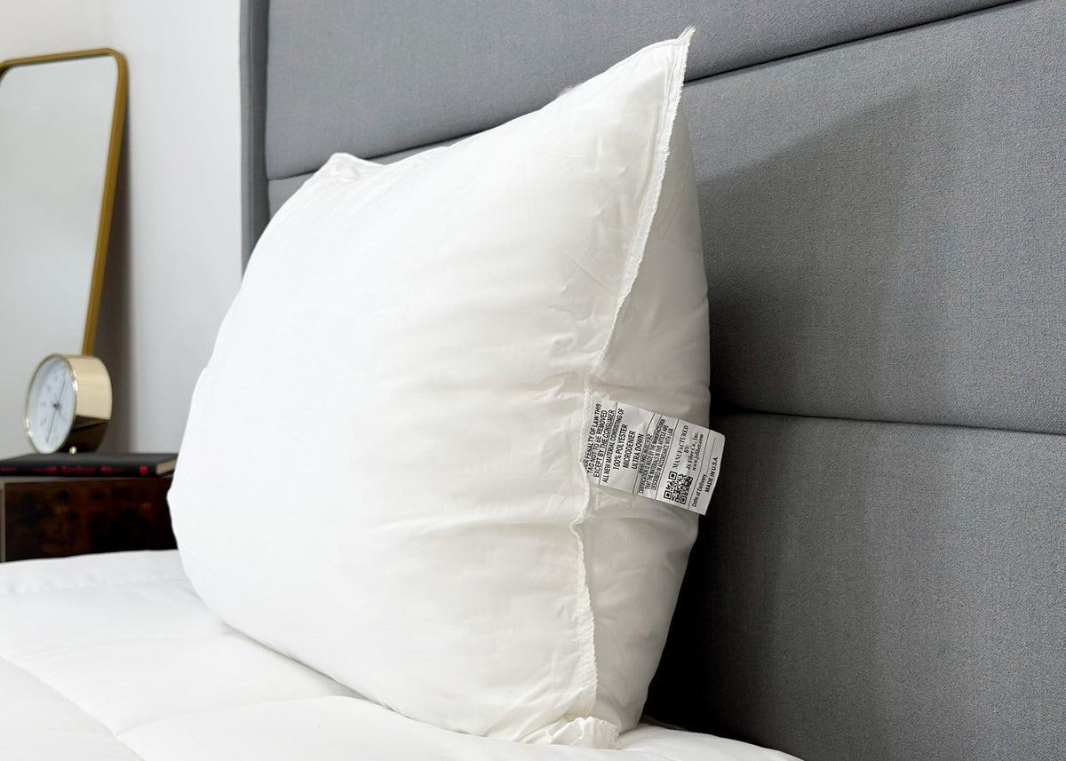 Bed Pillow, "Ultra Down" Polyester Firm, Machine-Washable Care, Hypoallergenic Comfort for Everyday Sleep and Guest Room Bedding image 1