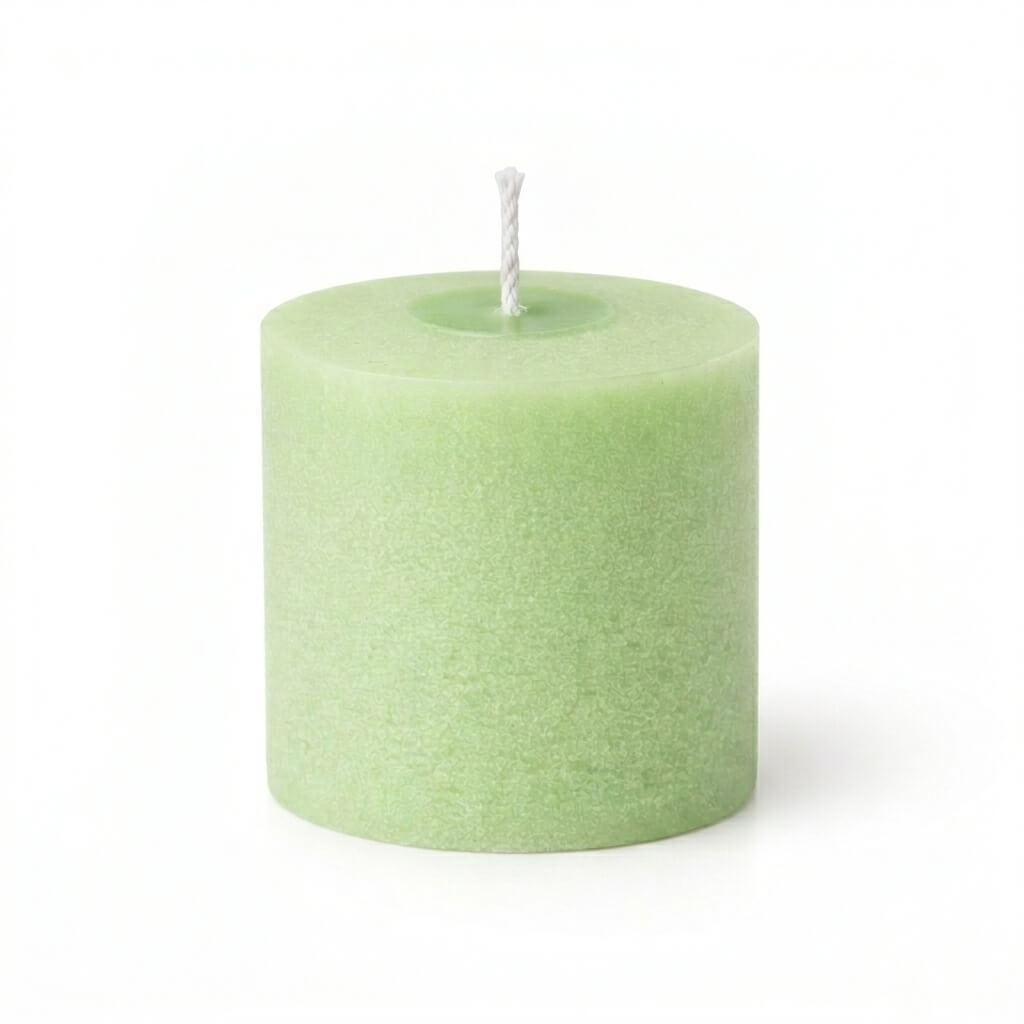 Decorative Candle, Richland Votive Unscented Green 10 Hour Set for Entryways, Mantels and Everyday Home Ambience image 1