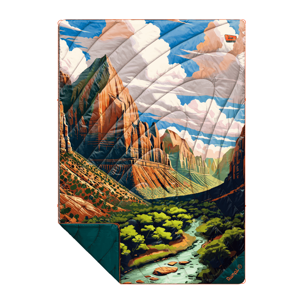 Cozy Throw Blanket, Original Puffy Zion, Waterproof Protection for Sofas, Beds and Relaxing at Home image 1
