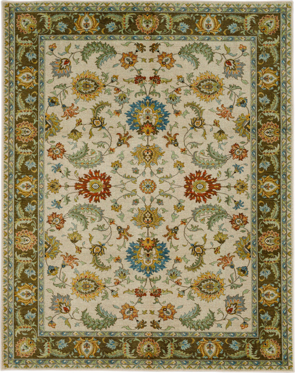 Area Rug, Kaleidoscope Tatiana Beige for Hallways, Dining Spaces and Home Decor, 2 Size Options image 1