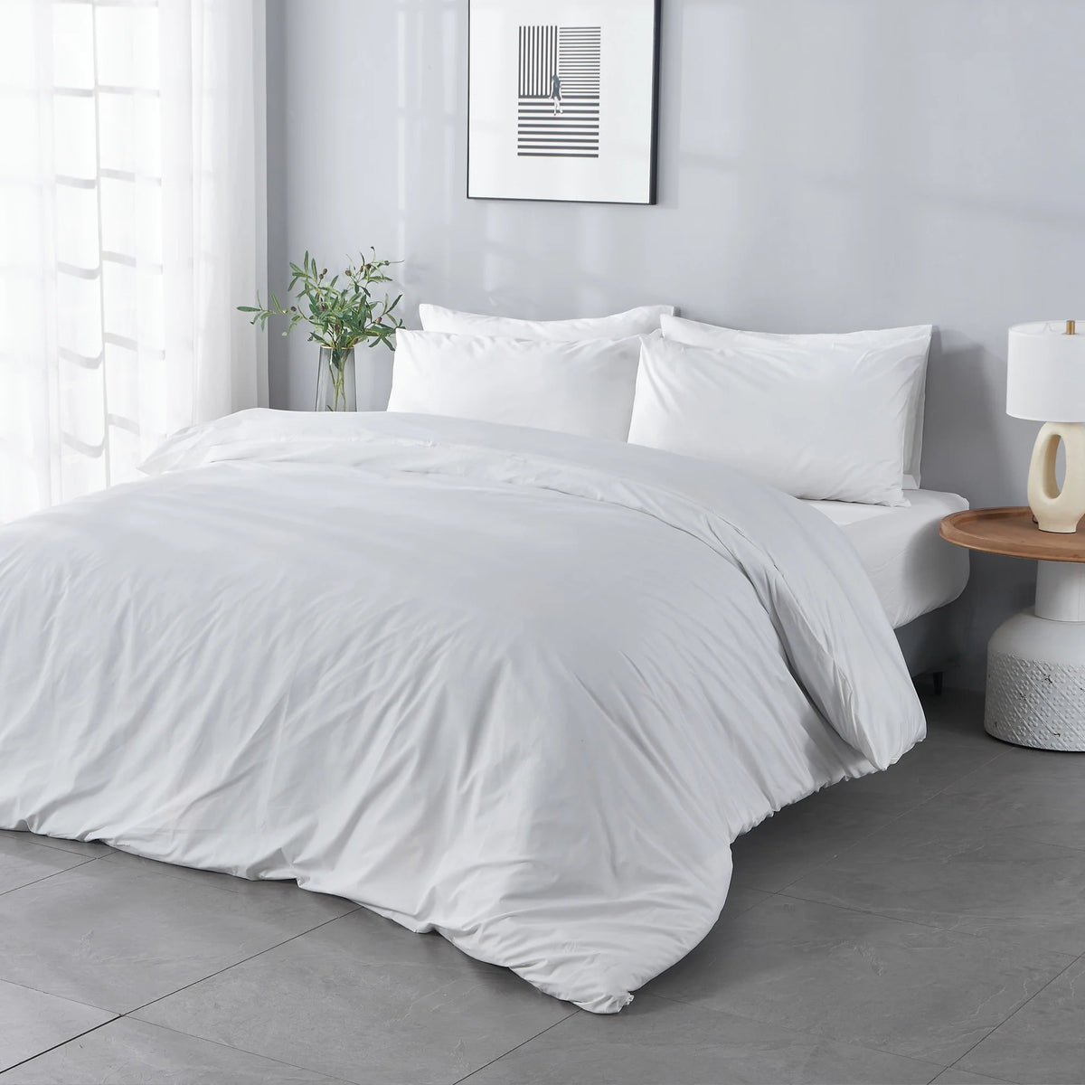 Duvet Cover, CrispCool Cotton Final Sale, Lightweight Design for Bedroom Layering, Comforter Covers and Everyday Bedding image 1