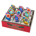 Seasonal Home Decor, Christmas Confetti 9 Count 2.5" Decorated for Mantels, Tables and Seasonal Decorating image 1