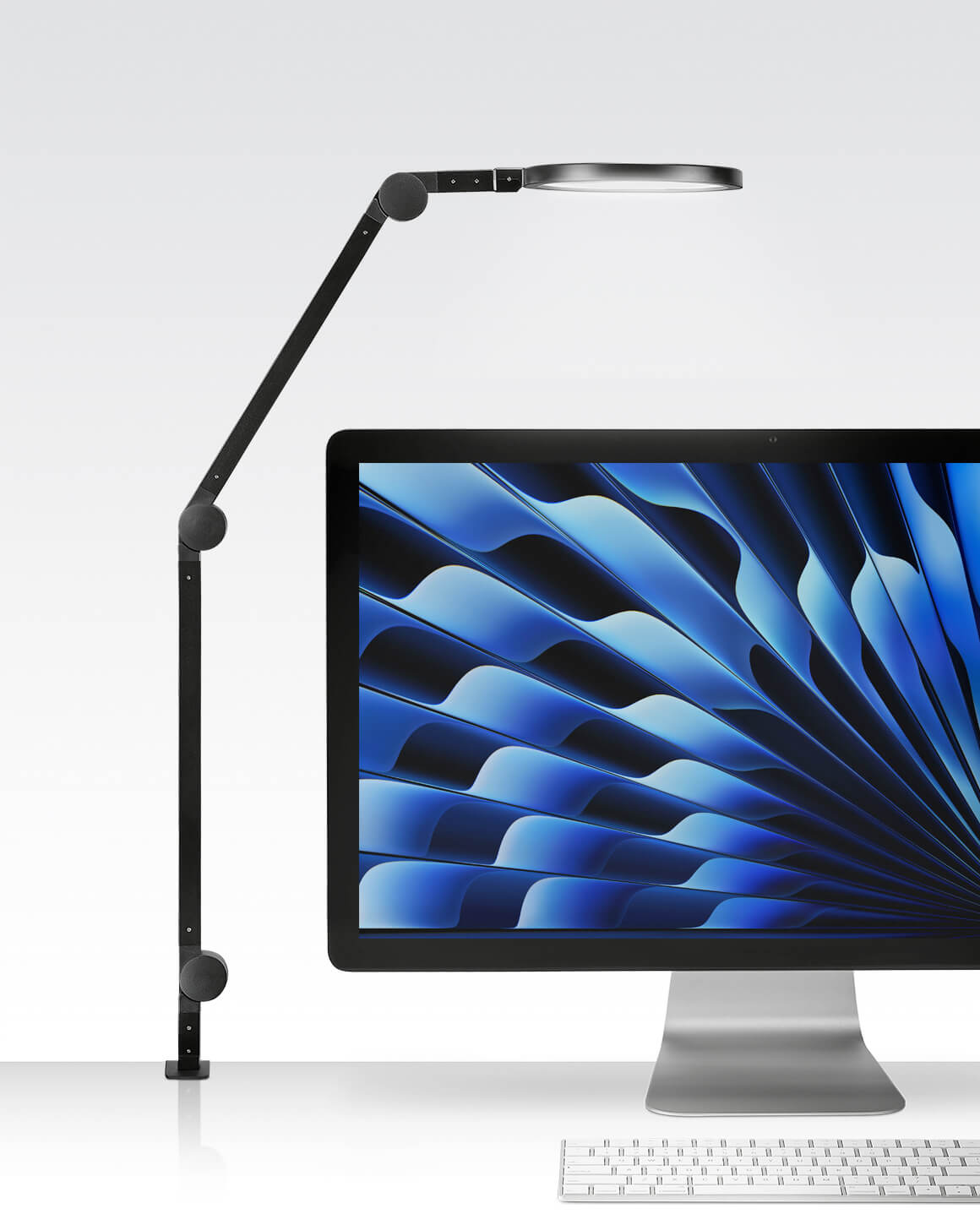 LED Desk Lamp, Edge Light 2.0 Black Open Box, Adjustable Design for Desk Reading, Study Spaces and Home Hobby Lighting image 1