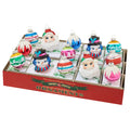 Seasonal Home Decor, CHRISTMAS CONFETTI 13 COUNT FIGURES for Holiday Displays, Shelves and Festive Rooms image 1