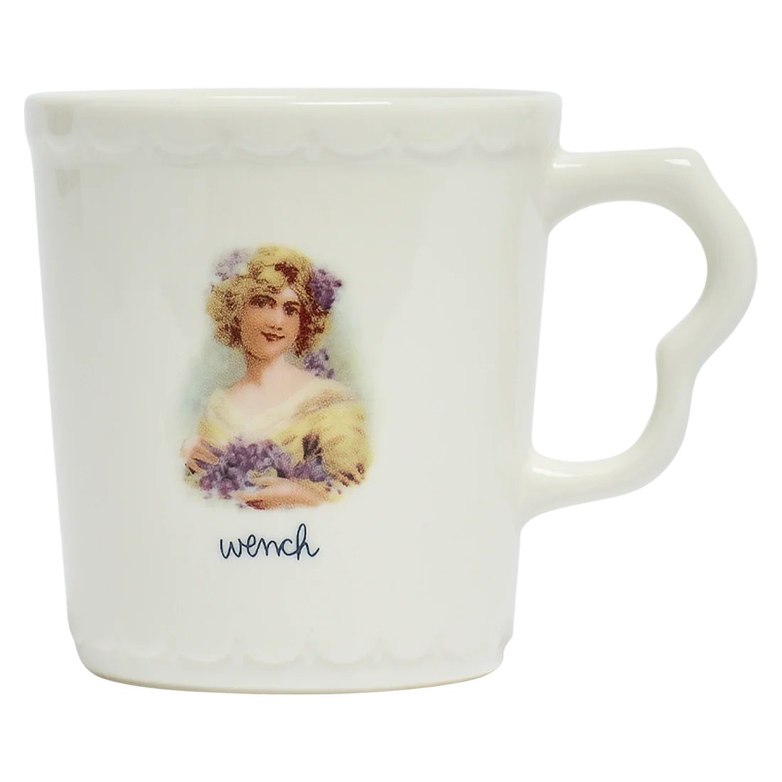 Coffee Mug, ALL IN FAMILY WENCH (10OZ) for Everyday Drinks, Home and Entertaining, Designed for Everyday Home Use image 1