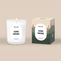 Decorative Candle, Gone Hiking for Entryways, Mantels and Everyday Home Ambience, Designed for Living Rooms, Bedrooms and Relaxing Evenings image 1