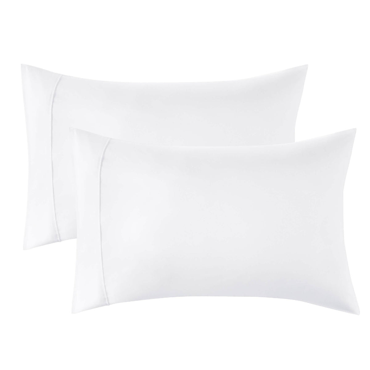 Decorative Pillow Sham, Fade and Stain Resistant Microfiber for Guest Rooms, Headboards and Everyday Bedroom Decor, 4 Sizes and 18 Colors image 1