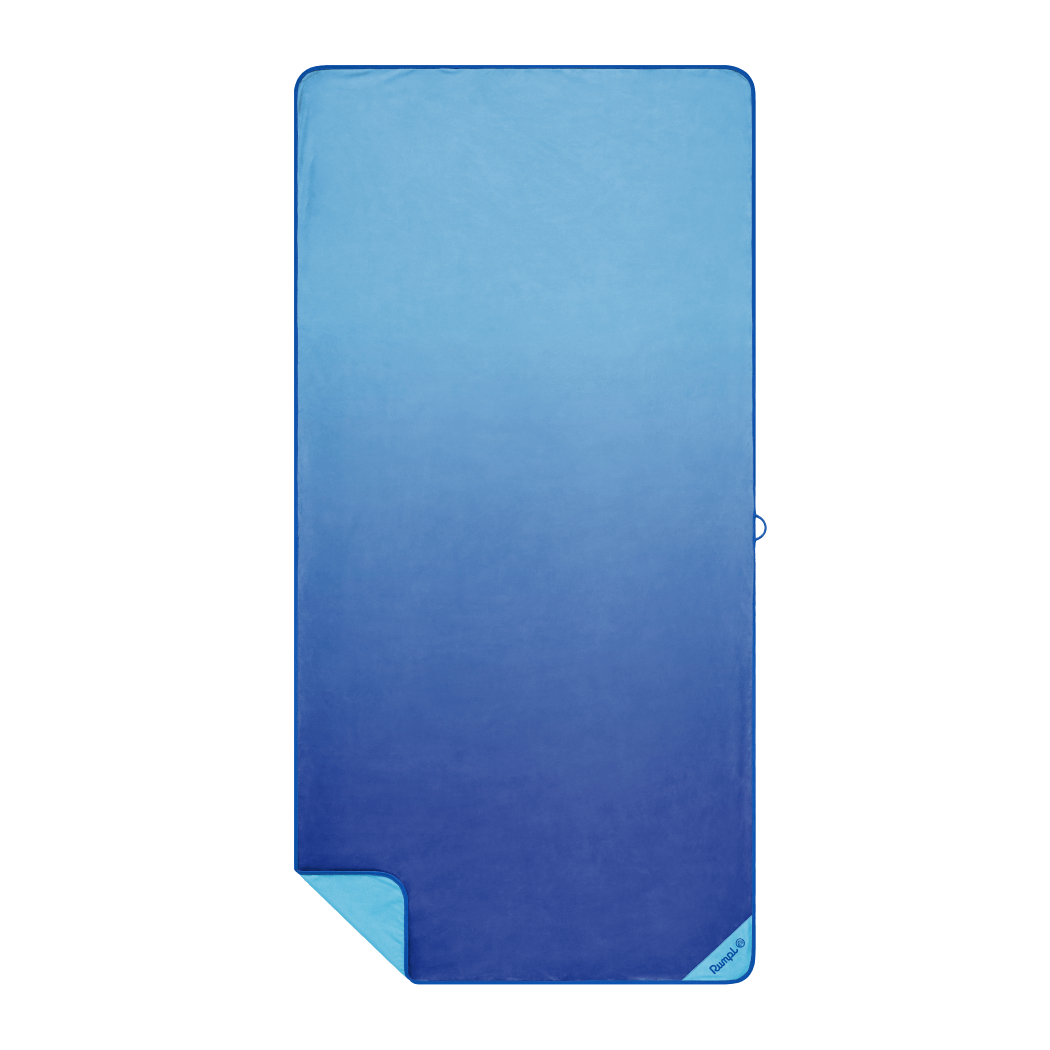 Bath Linen, Tech Towel Blue Sky Fade, Lightweight Design for Daily Bathroom Routines and Guest Baths image 1