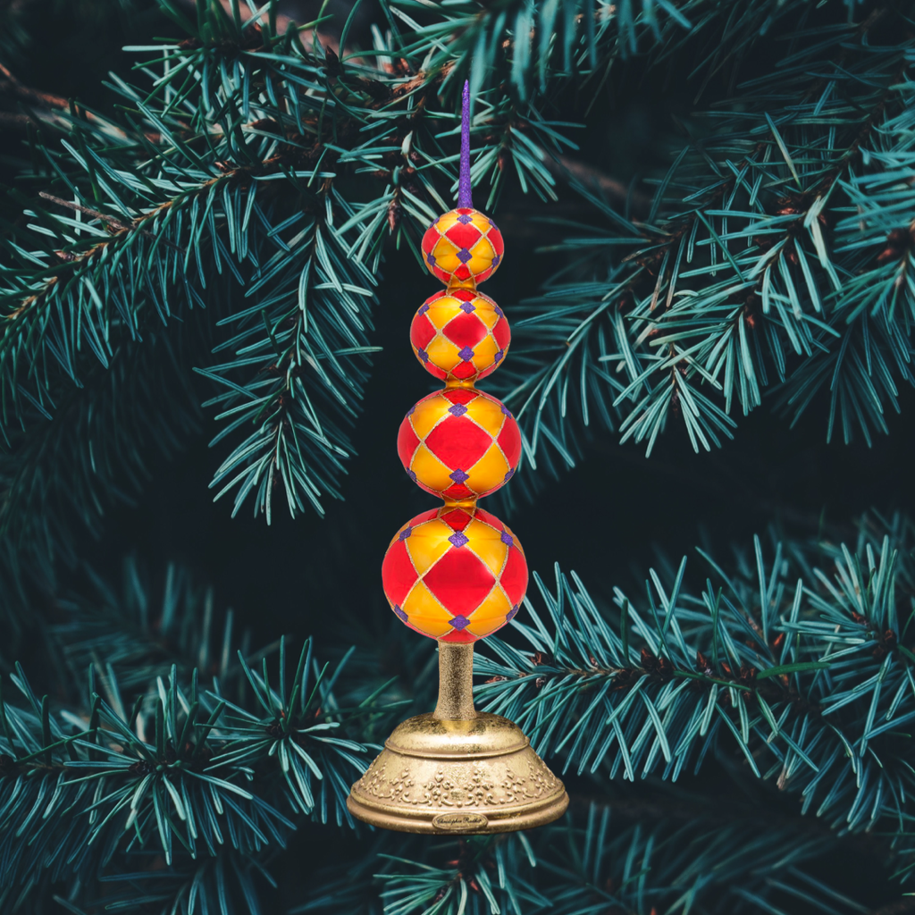 Seasonal Home Decor, Luxe Finial Stand for Mantels, Tables and Seasonal Decorating, Designed for Holiday Displays, Shelves and Festive Rooms image 1