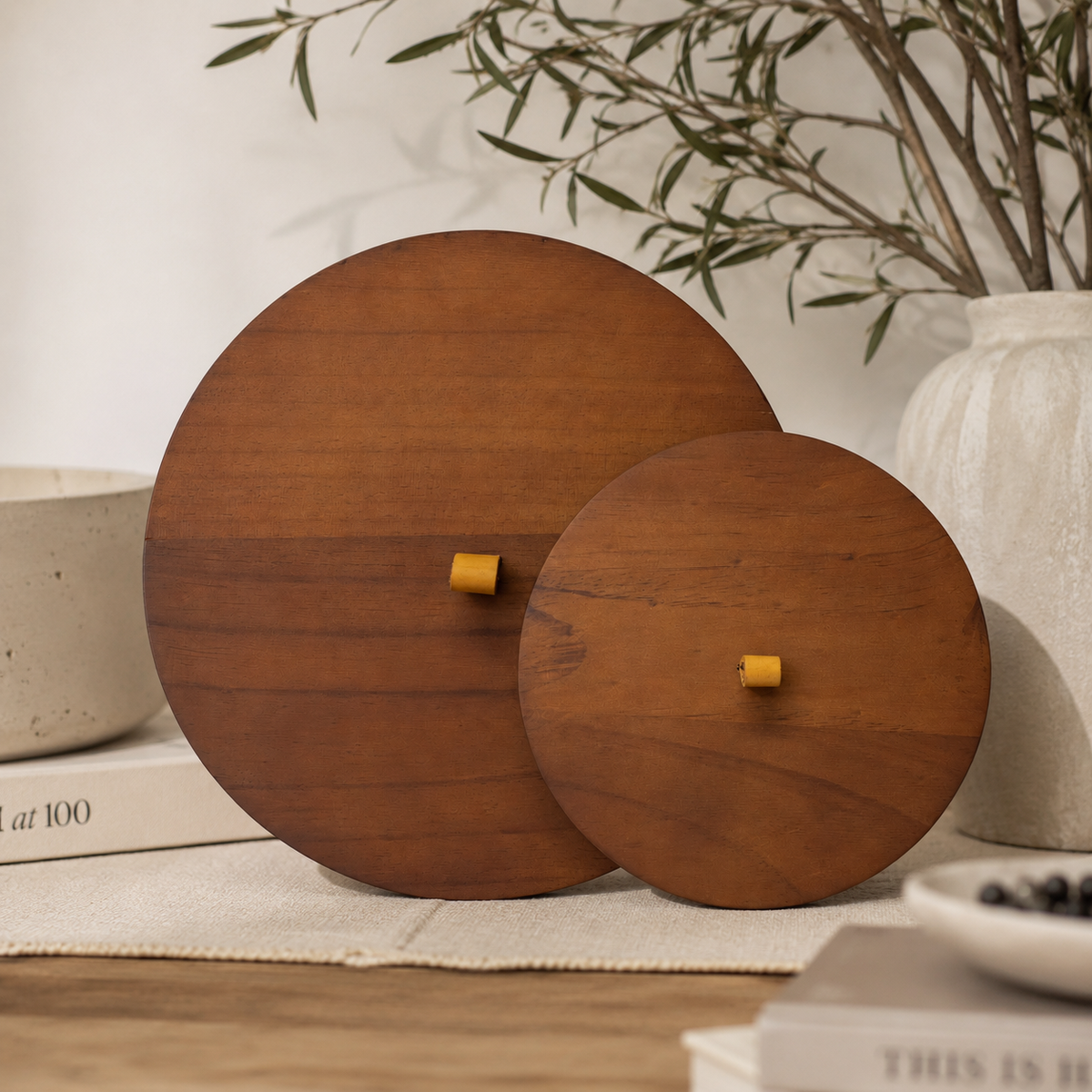 Decorative Candle, Luxe Lid for Entryways, Mantels and Everyday Home Ambience, 2 Size Options image 1