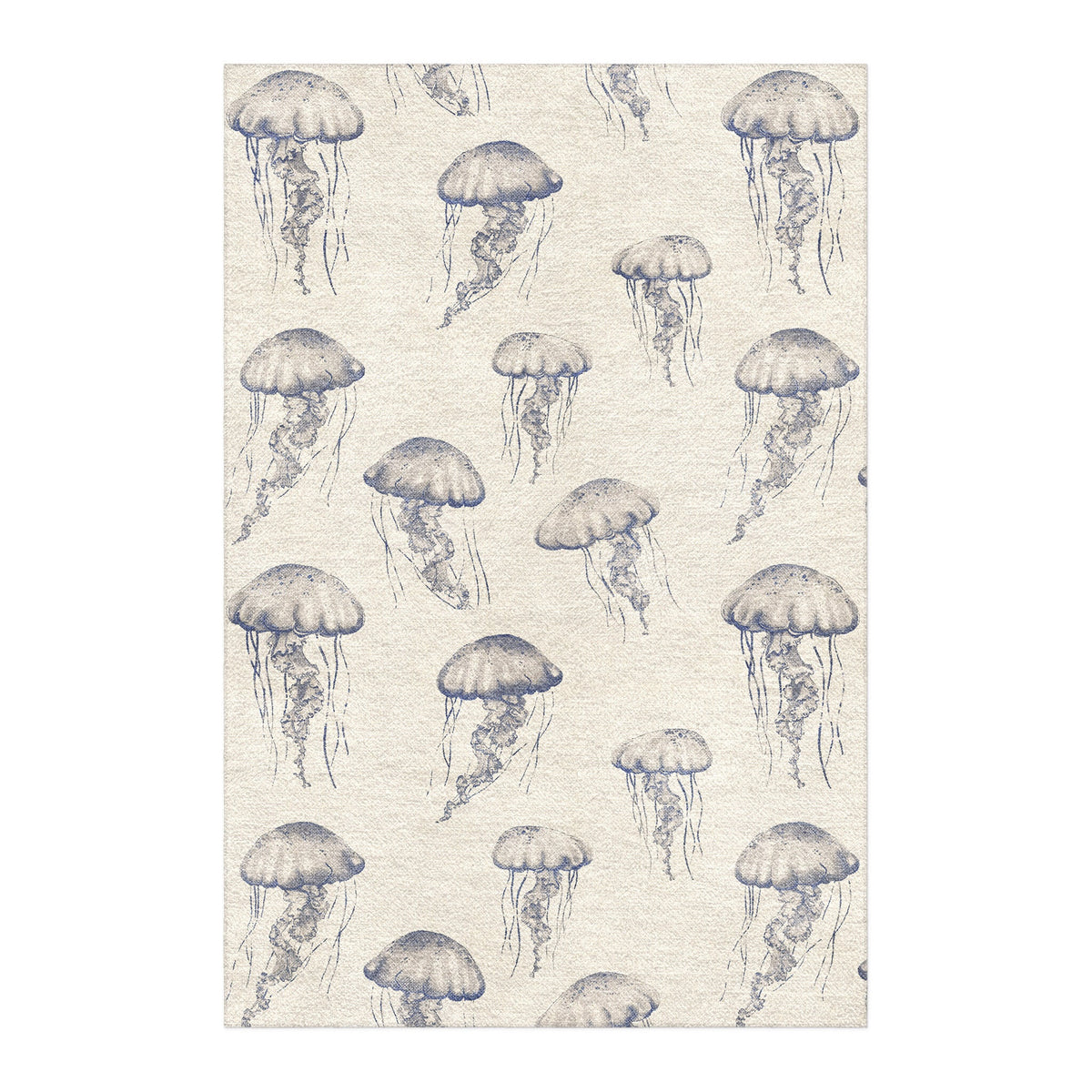 Area Rug, Jellyfish Bloom for Hallways, Dining Spaces and Home Decor, 10 Size Options, Designed for Living Rooms, Bedrooms and Entryways image 1