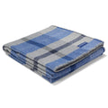 Cozy Throw Blanket, Northfield Plaid Wool Blue for Sofas, Beds and Relaxing at Home, Designed for Everyday Home Use image 1