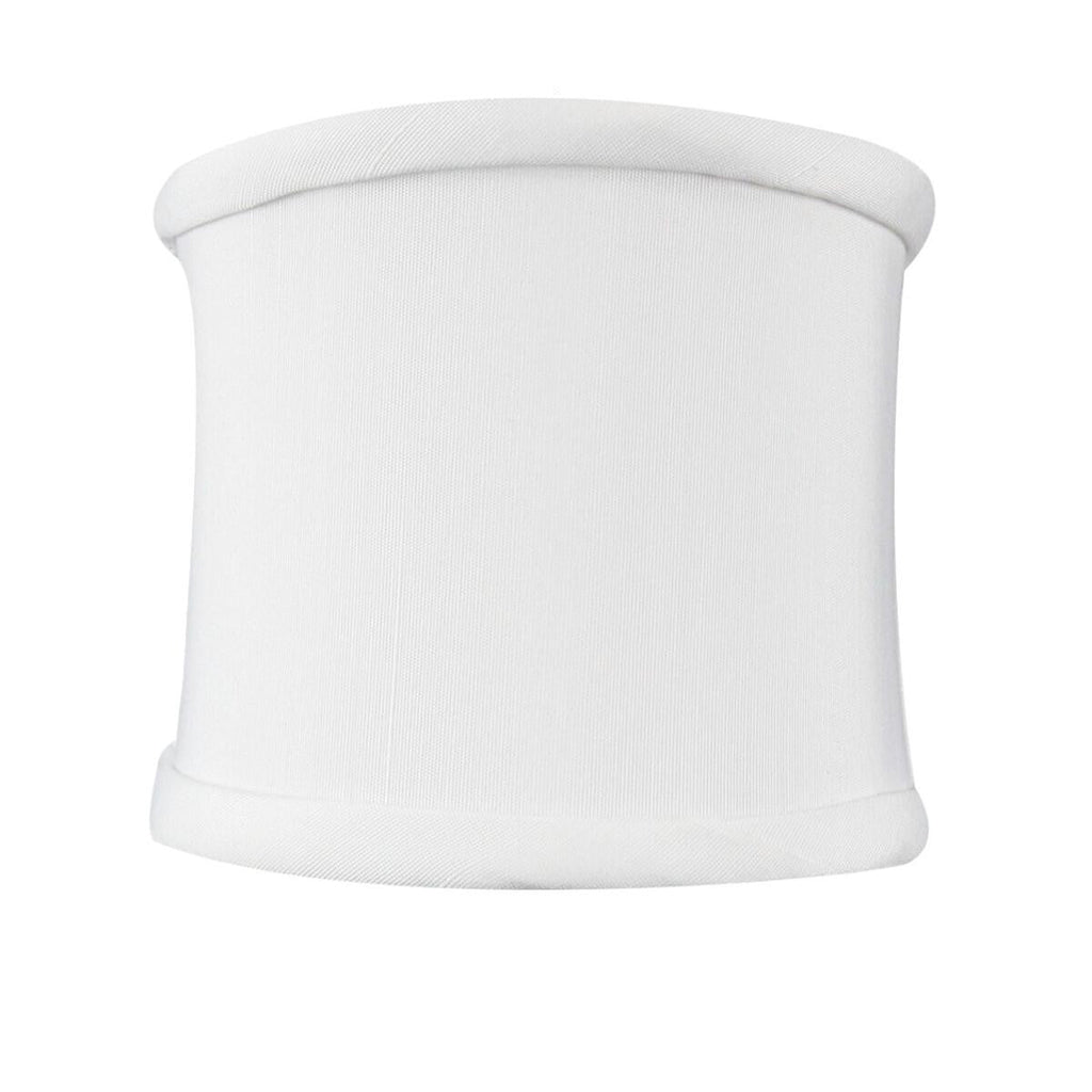Lamp Shade, 4"W x 4"H Down White Clip on Sconce Half Shell for Table Lamps, Floor Lamps and Home Lighting image 1