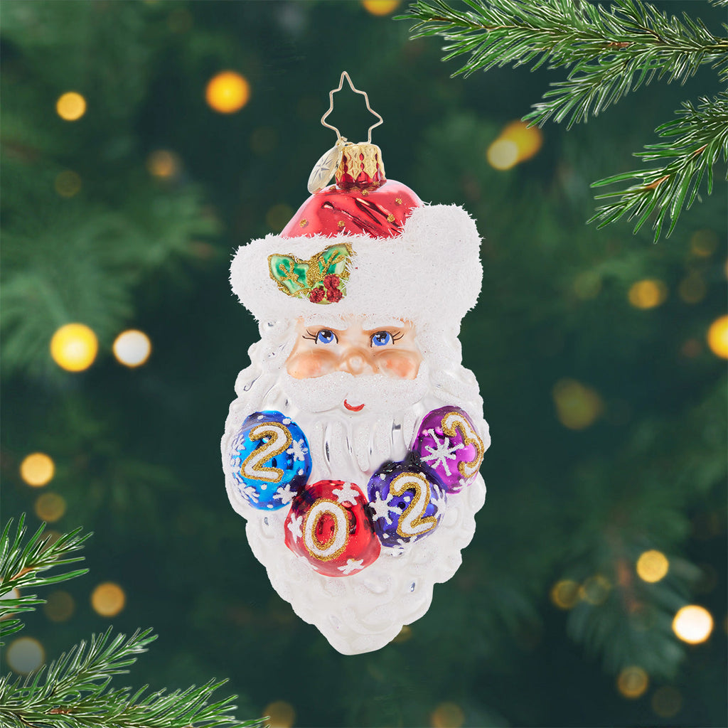 Seasonal Home Decor, Ho Ho Happy Year for Mantels, Tables and Seasonal Decorating, Designed for Holiday Displays, Shelves and Festive Rooms image 1