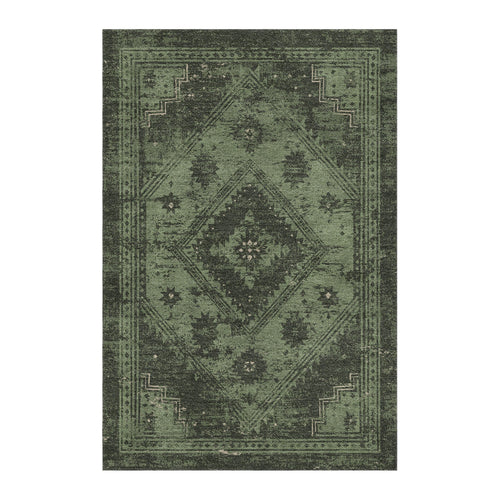 Area Rug, Montezuma Green for Living Rooms, Bedrooms and Entryways, 10 Size Options, Designed for Hallways, Dining Spaces and Home Decor image 1