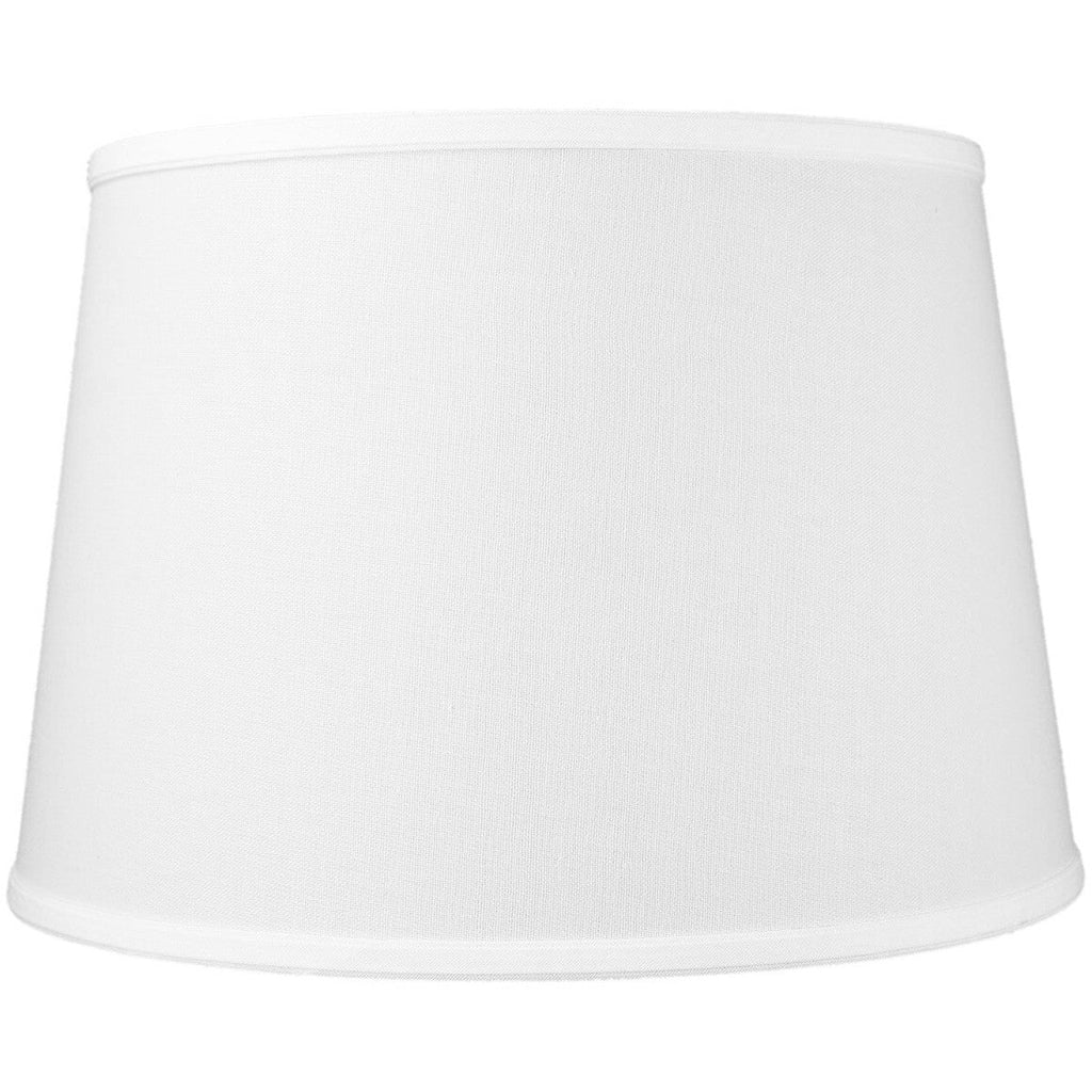 Lamp Shade, 16"W x 11"H White Floor for Lamp Replacement, Reading Corners and Living Spaces image 1