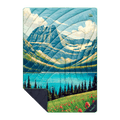 Cozy Throw Blanket, Original Puffy Glacier, Waterproof Protection for Sofas, Beds and Relaxing at Home image 1