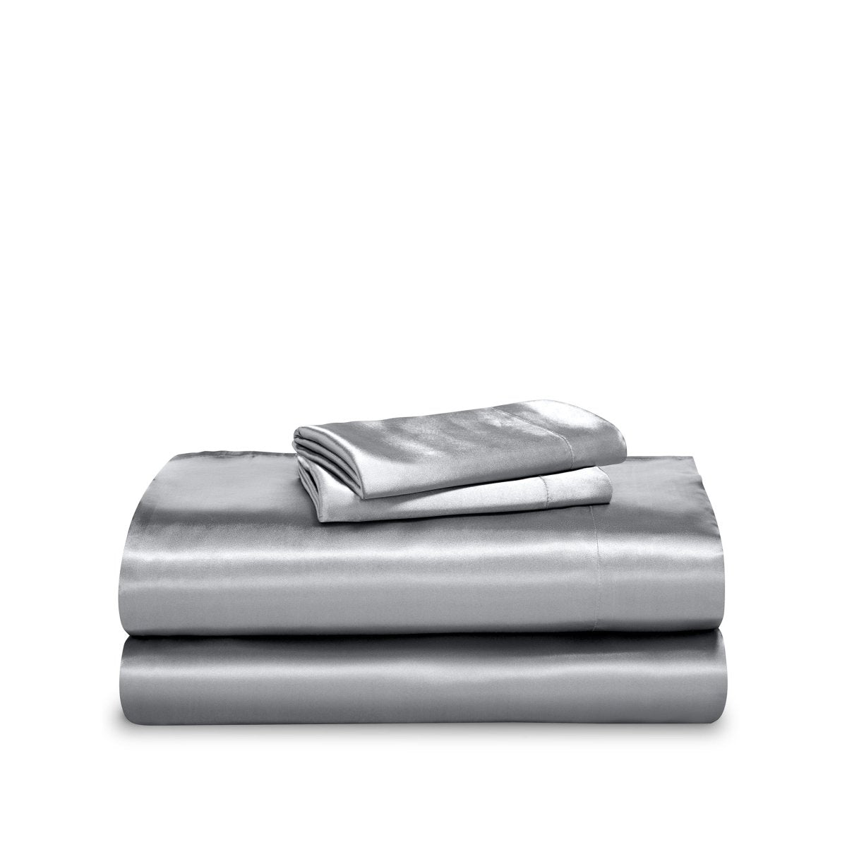 Bed Sheet Set, Satin for Everyday Bedroom Comfort and Guest Rooms, 7 Sizes and 6 Colors, Designed for Everyday Home Use image 1