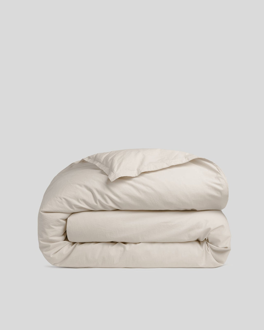 Duvet Cover, Percale (Bone), Lightweight Design for Bedroom Layering, Comforter Covers and Everyday Bedding, 3 Size Options image 1