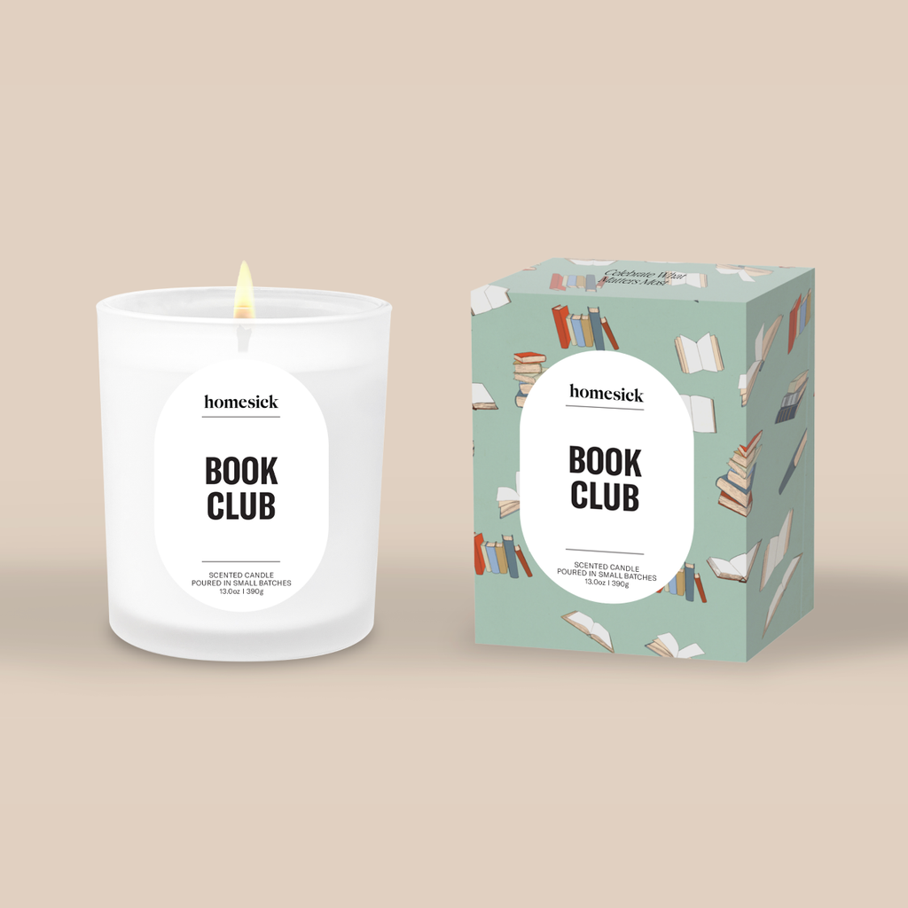 Decorative Candle, Book Club for Living Rooms, Bedrooms and Relaxing Evenings, Designed for Entryways, Mantels and Everyday Home Ambience image 1