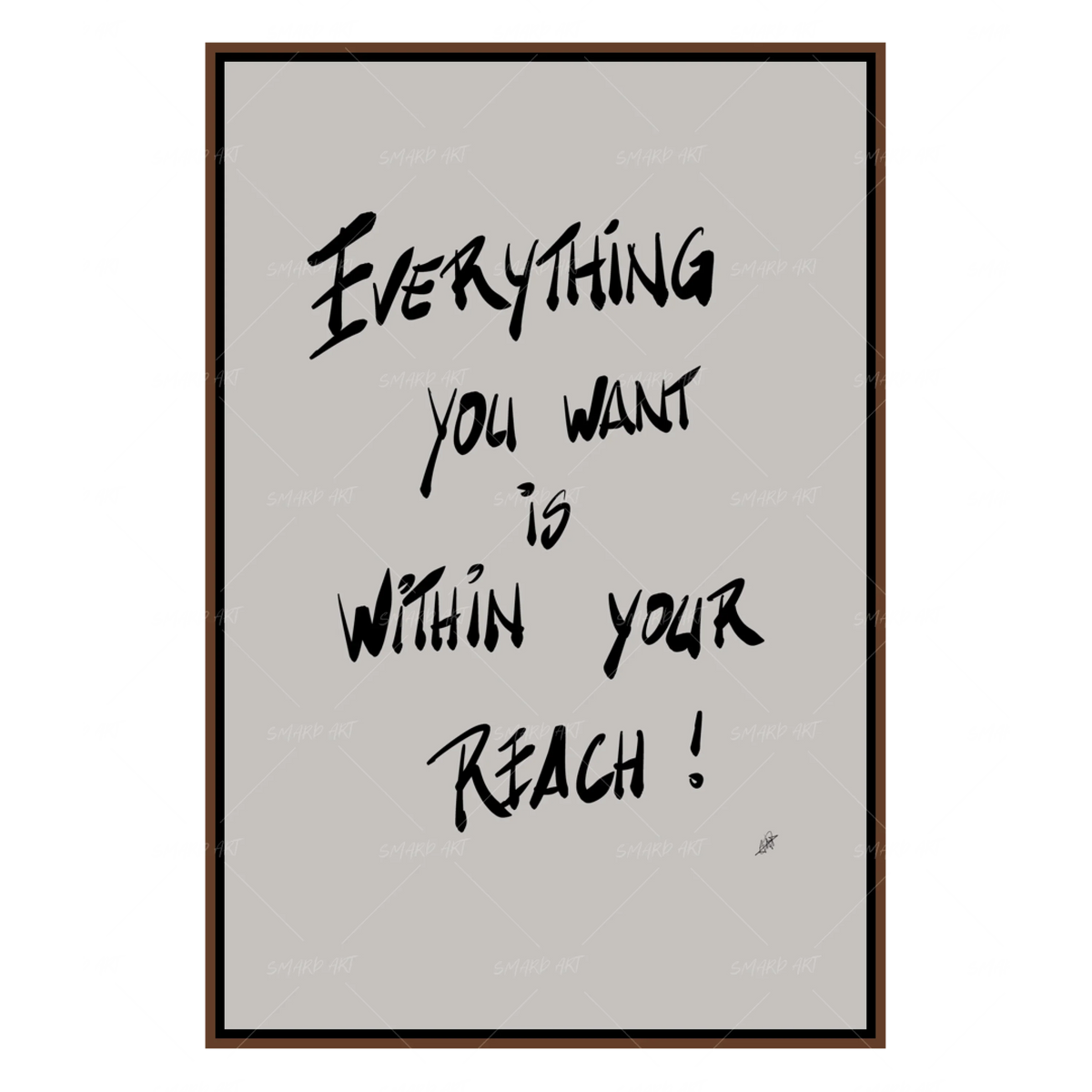 Wall Art Print, Your Reach for Living Rooms, Bedrooms and Home Offices, 4 Size Options, Designed for Gallery Walls and Modern Room Decor image 1