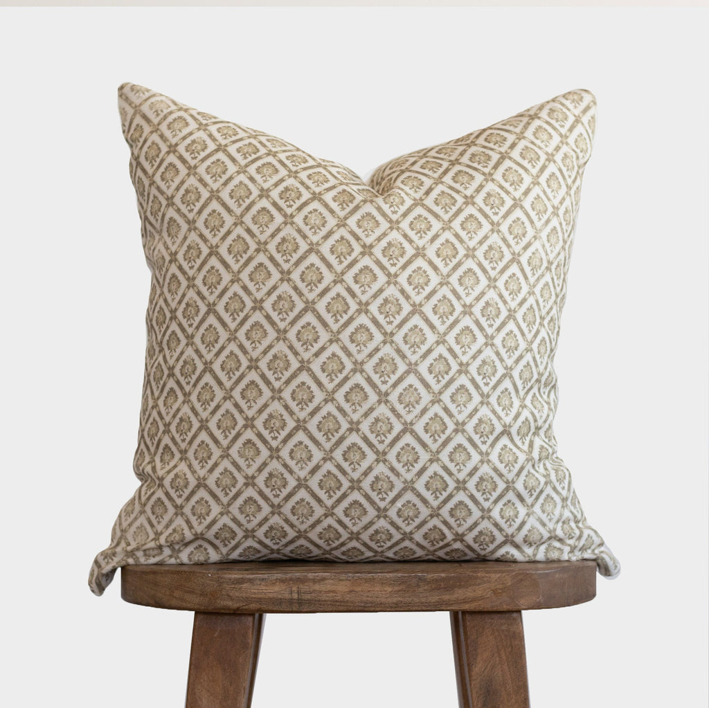 Decorative Pillow Cover Set, Evie in Linen 18" 20" 22" 26" for Bedroom Styling and Living Room Decor, 5 Size Options image 1