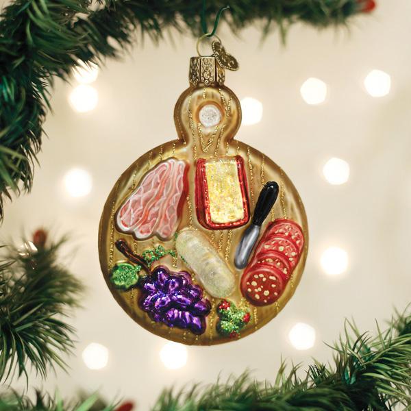 Seasonal Home Decor, Charcuterie Board Ornament for Mantels, Tables and Seasonal Decorating image 1