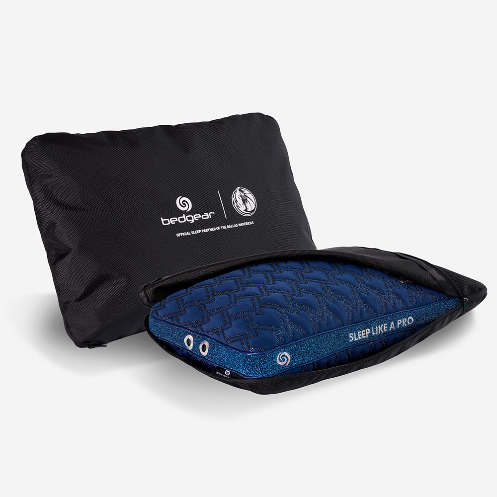 Bed Pillow, Mavericks Night Ice Travel, Cooling Comfort, Breathable Construction for Everyday Sleep and Guest Room Bedding image 1