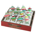 Seasonal Home Decor, Holiday Splendor 12 Count 1.75" Decorated for Holiday Displays, Shelves and Festive Rooms image 1