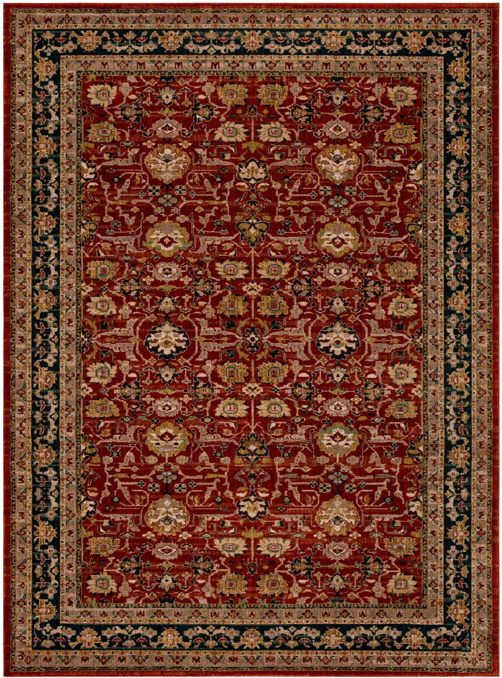 Area Rug, Spice Market Keralam Garnet for Living Rooms, Bedrooms and Entryways, 7 Size Options image 1