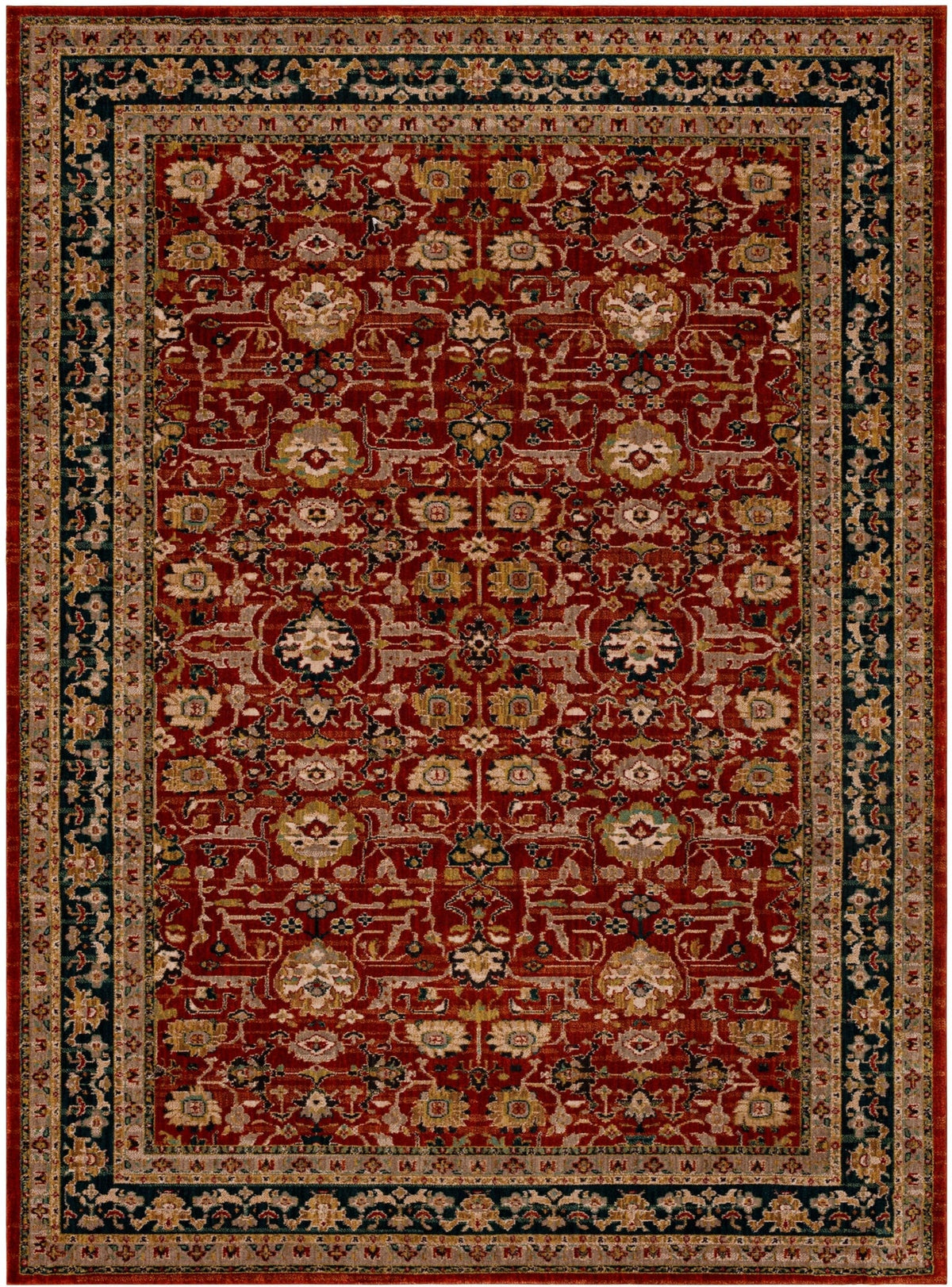 Area Rug, Spice Market Keralam Garnet for Living Rooms, Bedrooms and Entryways, 7 Size Options image 1