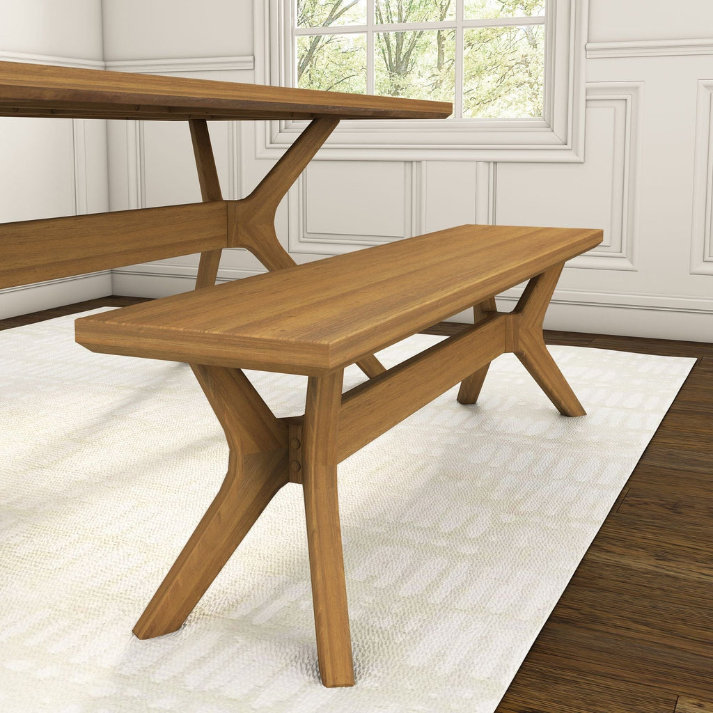 Dining Bench, Verso 60" for Dining Tables, Family Meals and Kitchen Seating, 2 Sizes and 5 Colors image 1