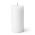 Pillar Candle, 3"x9" White, Cotton Wicks, Hand-Poured Wax, Unscented Wax for Home Candle Displays and Table Centerpieces image 1
