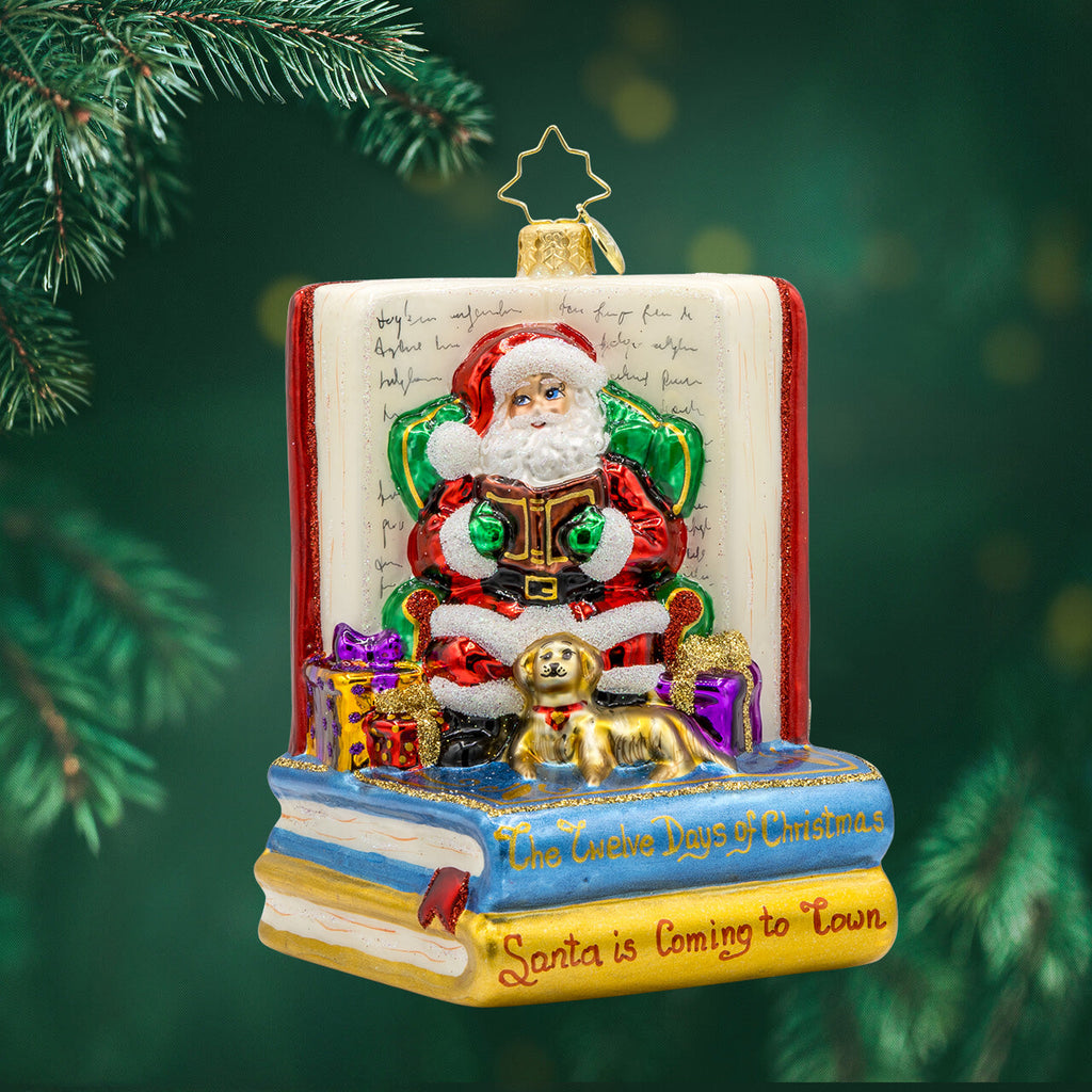 Seasonal Home Decor, Santa's Book Nook for Mantels, Tables and Seasonal Decorating, Designed for Holiday Displays, Shelves and Festive Rooms image 1
