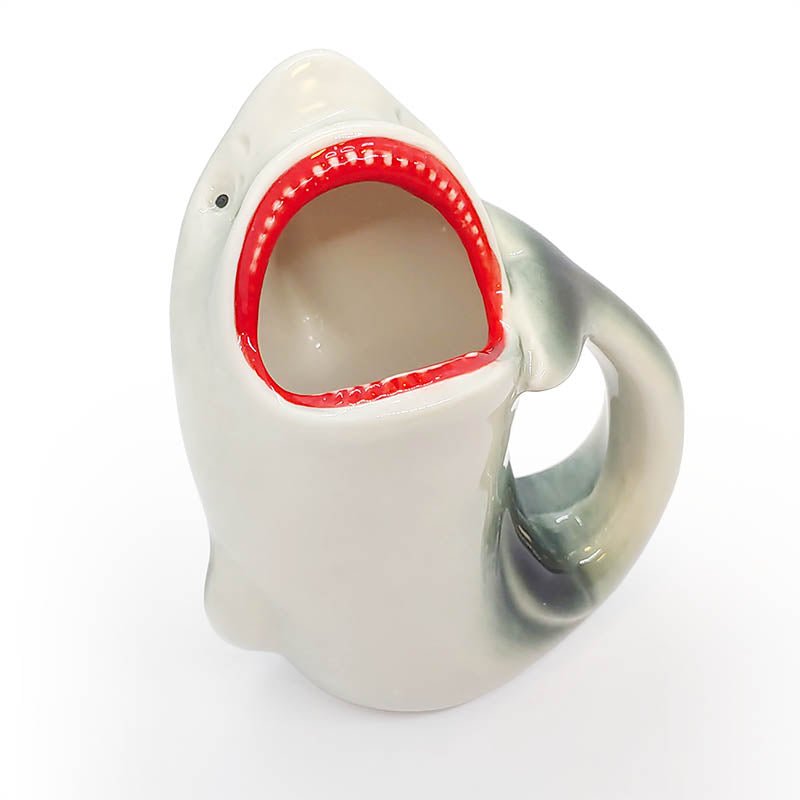 Drinkware, BarConic Tiki Shark Bite 14 oz. for Everyday Drinks, Home and Entertaining, Designed for Everyday Home Use image 1